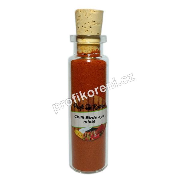 Chilli Birds Eye mleté, lahvička (13g)