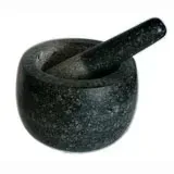 Hmoždíř kamenný 14 cm x V 10 cm - drobné poškození, bez paličky