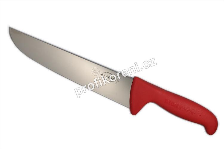 Nůž blokový 23 cm, červený
