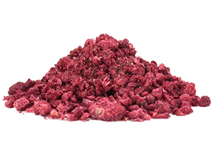 Maliny kousky 1-10 mm lyofilizované, sušené (50g)